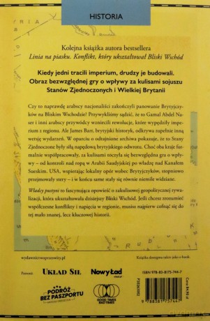 Władcy pustyni. Jak Wielka Brytania rywalizowała ze Stanami Zjednoczonymi o dominację na Bliskim Wschodzie - James Barr [KSIĄŻKA]