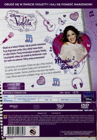 Violetta sezon 2 cz. 5 (odcinki 41-50) (Disney) [2DVD]