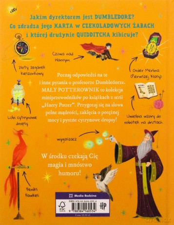 Profesor Dumbledore. Przewodnik po serii Harry Potter. Mały potterownik - J. K. Rowling [KSIĄŻKA]
