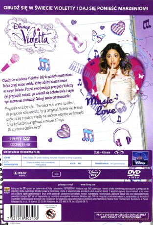 Violetta sezon 2 cz. 6 (odcinki 51-60) (Disney) [2DVD]