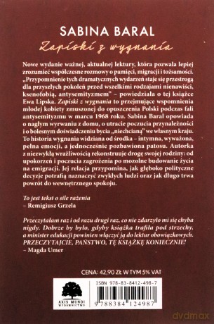 Zapiski z wygnania - Sabina Baral [KSIĄŻKA]