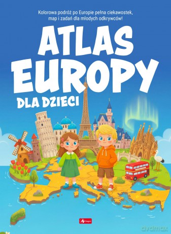 Atlas Europy dla dzieci. Atlas dla dzieci [KSIĄŻKA]