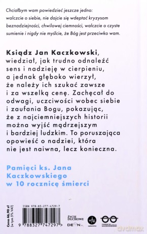 Nadzieja. Słowa na pożegnanie - Jan Kaczkowski [KSIĄŻKA]