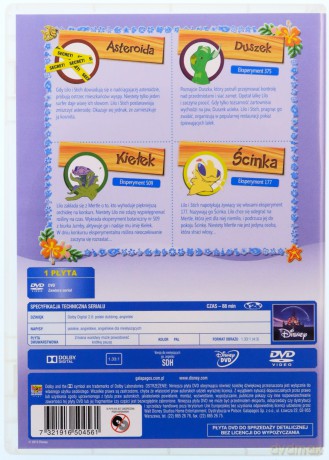Lilo i Stich Przygoda 1+2+3+4 Pakiet  [4DVD]