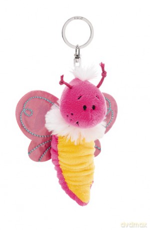 NICI wieszak/brelok na klucze różowy motyl 10 cm