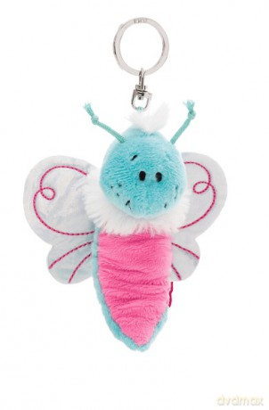 NICI wieszak/brelok na klucze niebieski motyl 10 cm