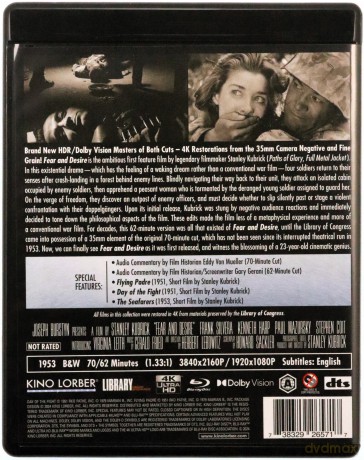 Fear and Desire (Strach i pożądanie) [Blu-Ray 4K]+[Blu-Ray]