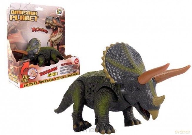 Dinozaur figurka triceratops światło i ryk [FIGURKA]