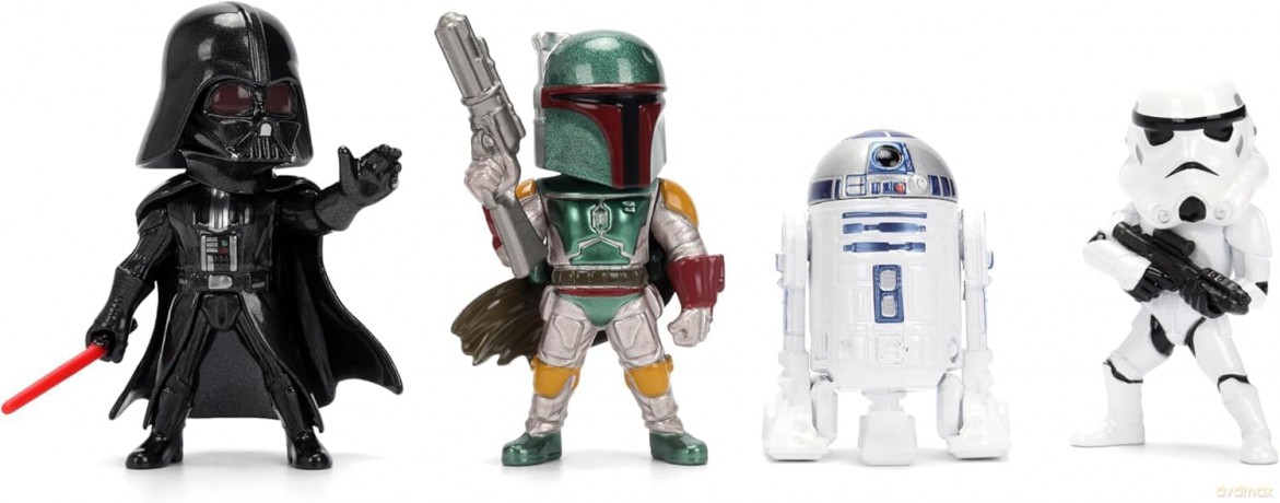 Jada Star Wars Met. figurki 4-pak 6,5cm [FIGURKA]
