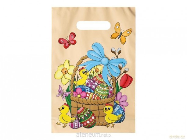 Reklamówka Wielkanoc S 20x30x8cm