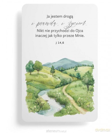 Magnes na lodówkę - Ja jestem drogą - pejzaż