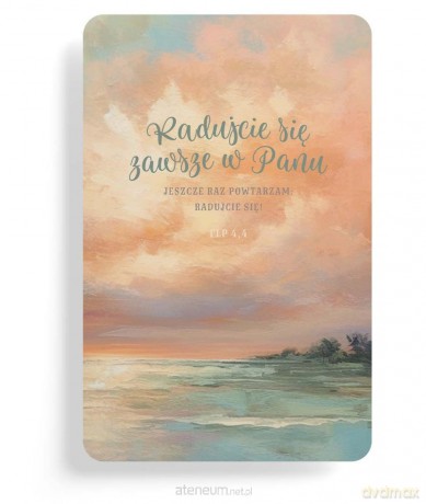 Magnes na lodówkę - Radujcie się - pastele