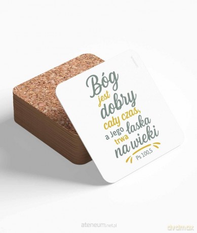 Podstawka korkowa - Bóg jest dobry cały czas