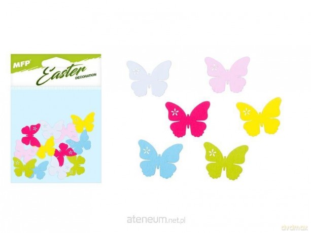 Motyl dekoracja 3cm 12szt