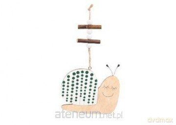 Ślimak zawieszka drewniana 10cm