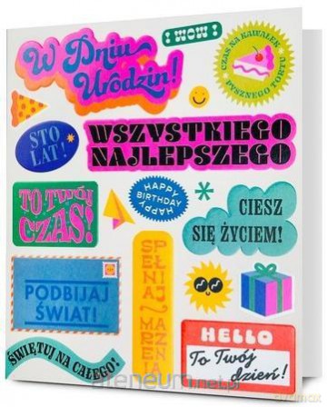 Karnet B6 Urodziny