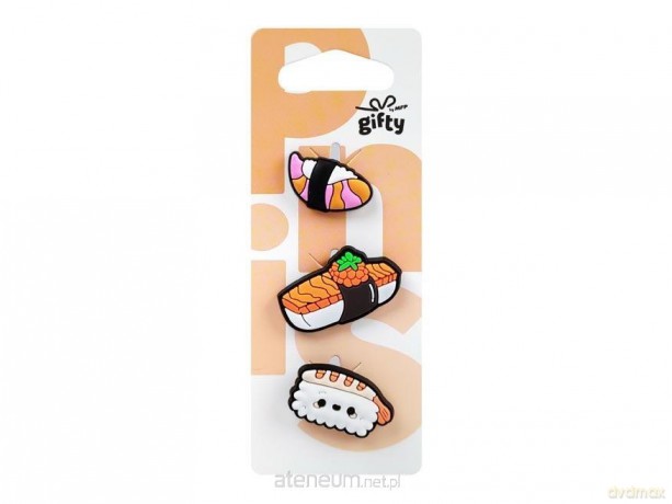 Przypinki silikonowe sushi 3szt