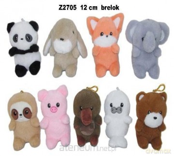 Brelok zwierzęta 12cm mix