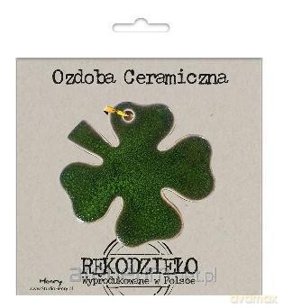 Zawieszka ceramiczna - Koniczyna