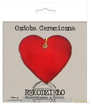 Zawieszka ceramiczna - Serce