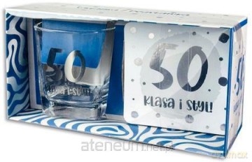 Zestaw Holo - 50, klasa i styl szklanka+podstawka