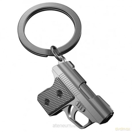 Brelok do kluczy 3D pistolet czarny