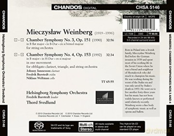 Helsingsborg Symphony Orchestra: Weinberg:Chamber Symphonies [CD]