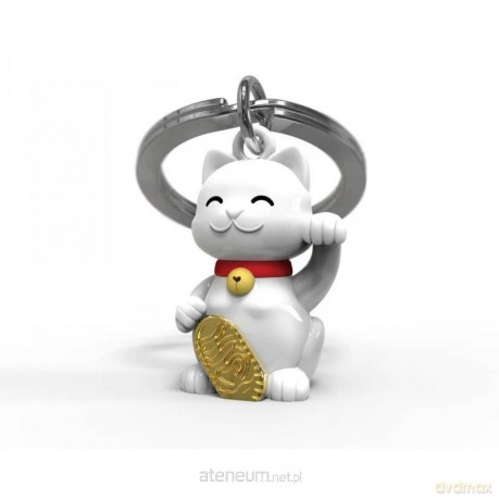 Brelok do kluczy 3D kot maneki neko