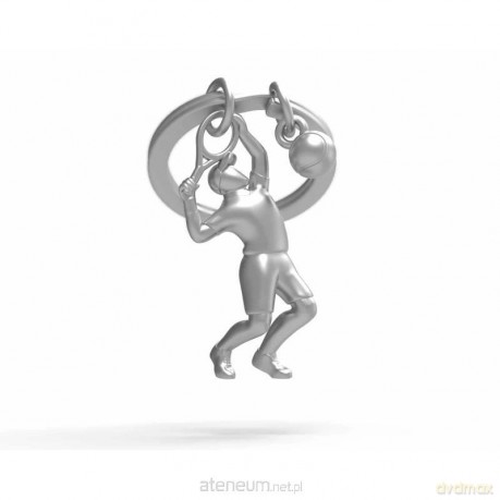 Brelok do kluczy 3D tenisista