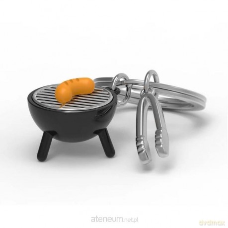 Brelok do kluczy 3D grill i szczypce