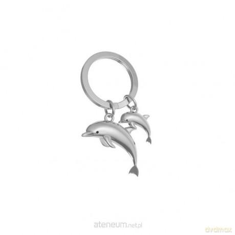 Brelok do kluczy 3D delfiny