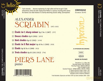 Piers Lane: Scriabin:Complete Etudes [CD]