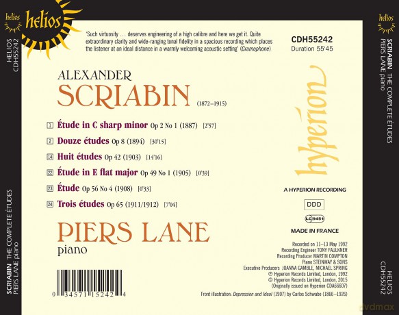 Piers Lane: Scriabin:Complete Etudes [CD]
