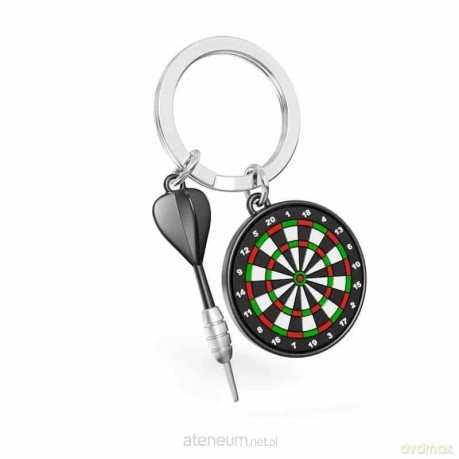 Brelok do kluczy 3D tarcza do darta i rzutka