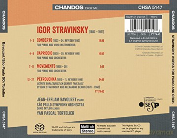 Jean-Efflam Bavouzet: Stravinsky:Concertos [CD]