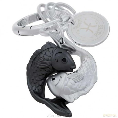 Brelok do kluczy 3D znak zodiaku Ryby