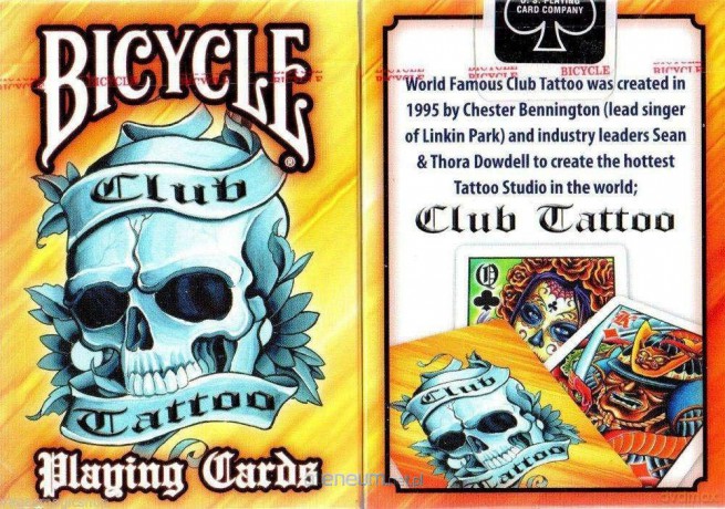 Karty do gryycle Tattoo Club V2 Orange [KARTY]