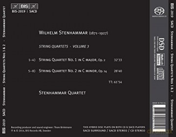 Stenhammar Quartet: Stenhammar:String Quartets [CD]
