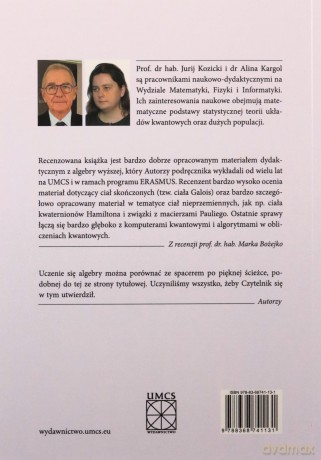 Algebra. Wykłady i ćwiczenia - Alina Kargol, Jurij Kozicki [KSIĄŻKA]
