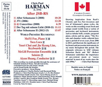 MeiYi Foo: Harman:After Schumann [CD]