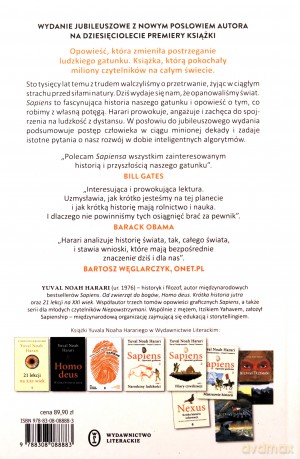 Sapiens. Wydanie jubileuszowe - Yuval Noah Harari [KSIĄŻKA]