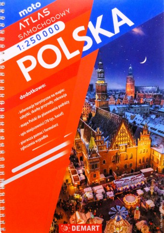Atlas samochodowy Polska 1:250 000