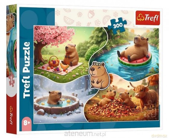 TREFL 300 el. Cztery pory roku z kapibarami [PUZZLE]