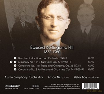 Anton Nel: Hill:Symphony No. 4 [CD]