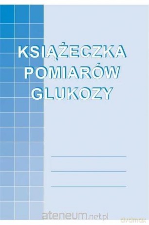 Książeczka pomiarów glukozy M-915-5