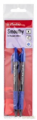 Długopis żelowy Smoothy nieb. 0,7mm 2szt