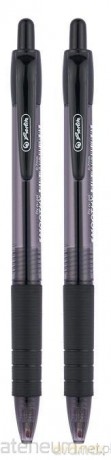 Długopis żelowy Smoothy czarny 0,7mm 2szt