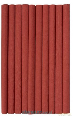 Bibuła marszczona czerwony ciemny 10szt 50x200cm