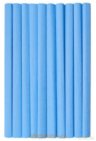 Bibuła marszczona błękitna 10szt 50x200cm