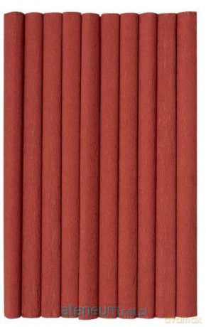Bibuła marszczona brąz ciemny 10szt50x200cm